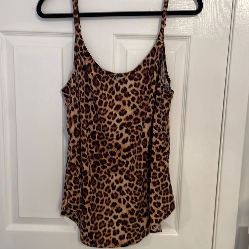torrid tank animal print adjustable straps new without tags
